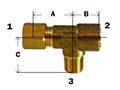 Compression Forged Tee Diagram 2